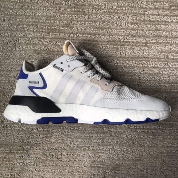 Adidas Nite Jogger in Raw White/Grey/Active Blue NWT main image 11